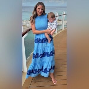 Oliphant smocked top maxi size medium like new condition